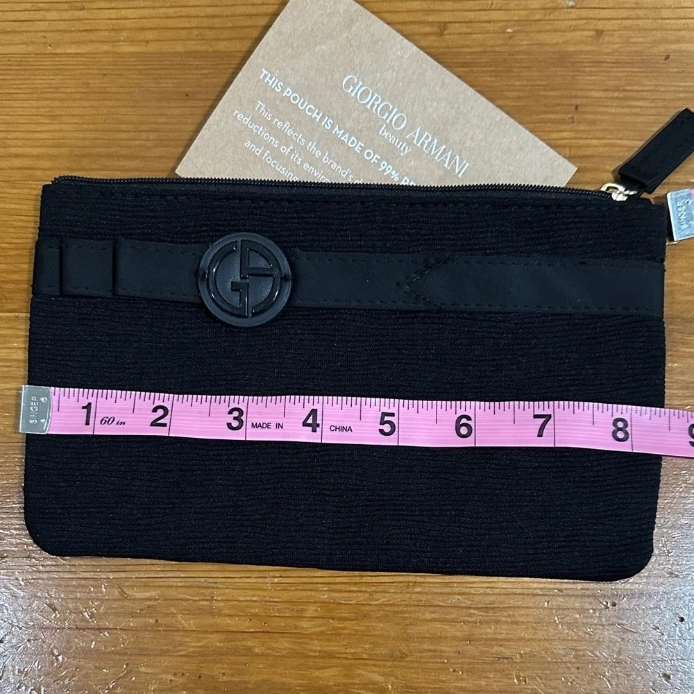 GIORGIO ARMANI. Beauty Black Makeup bag
